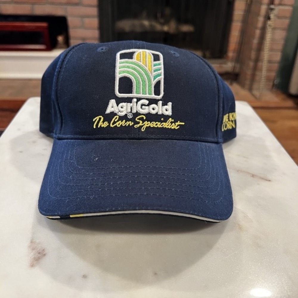 AgriGold Hat The Corn Specialist Cap Vintage Farm Seed‎ Promo Embroidered NWOT